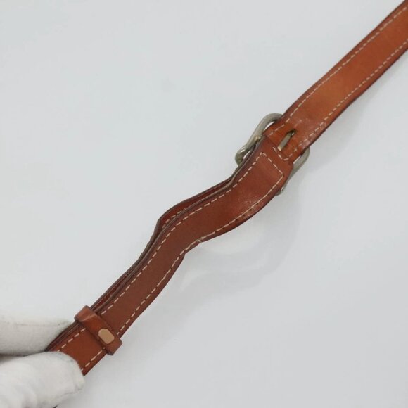 CELINE Macadam Canvas Shoulder Bag PVC Leather Brown - Picture 7 of 16